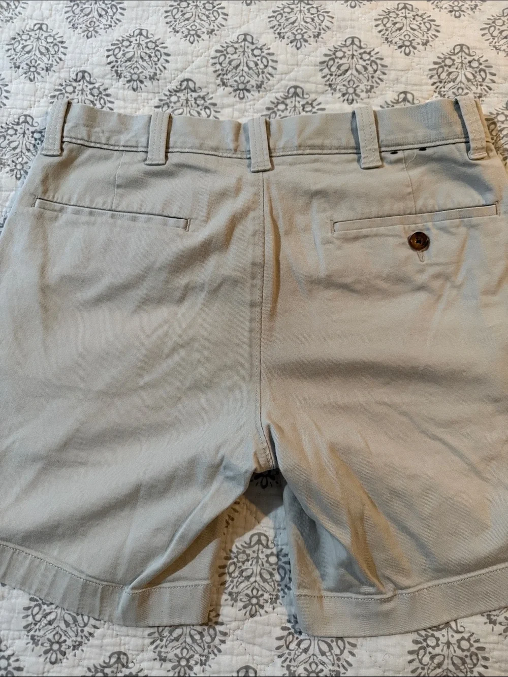 J. Crew 29 inch, 7 inseam Tan chino Shorts